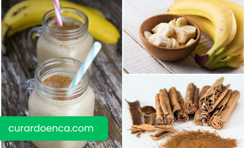 Banana e canela chá para dormir bem