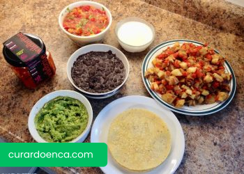 A MELHOR receita de tacos veganos feitos com batatas assadas