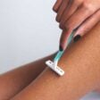 Pele irritada após depilação