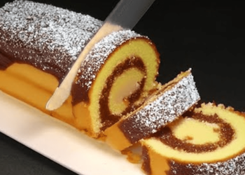 Basta adicionar água! Sobremesa deliciosa! Conheça o segredo para um rocambole sem rachaduras!