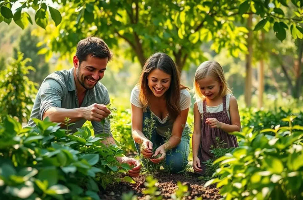 Atividades Práticas em Jardins para Crianças e Pais