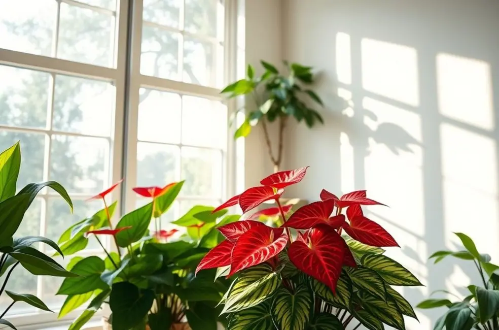 Iluminação e Localização: Onde sua Caladium se Sentirá em Casa