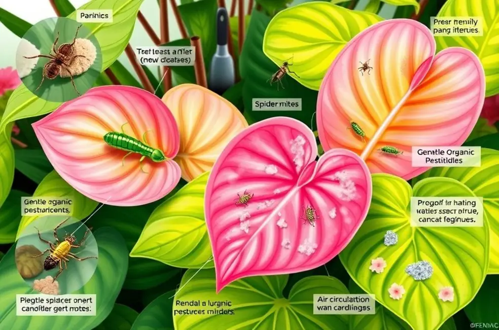 Pragas e Doenças: Protegendo suas Caladiums