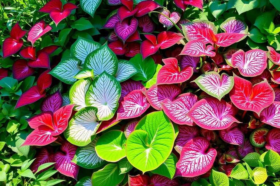Conhecendo as Caladiums: Beleza e Diversidade em Cada Folha