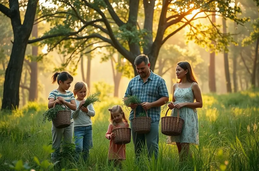 Explorando Plantas Medicinais e Seus Benefícios Familiares